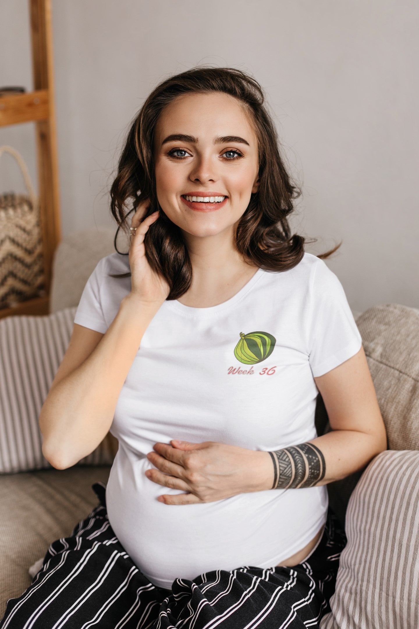 Custom Embroidery Services Pregnancy Chart | Kate's Embroidery