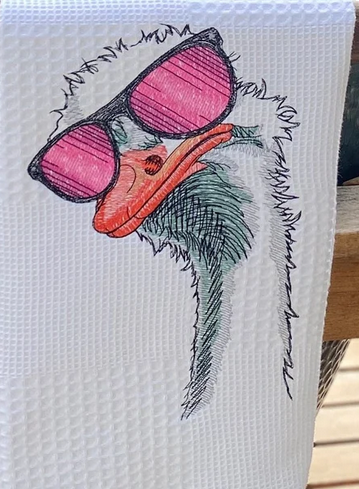 Personalised Tea Towels Embroidery